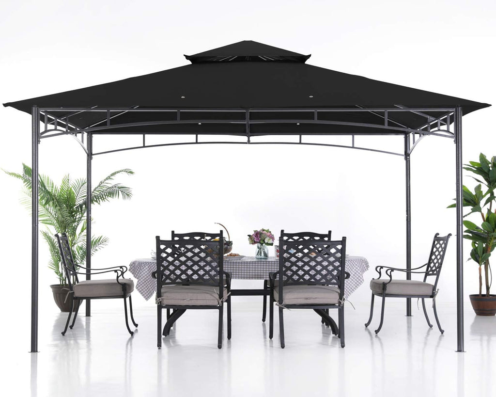 Gazebos for Patios 10X12, Black