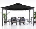 Gazebos for Patios 10X12, Black