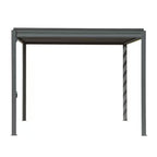 Gray Aluminum Metal Louvered Pergola 10 Ft. X 13 Ft.