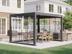 Glass Doors for Gen 1 Pergola (Square handle)