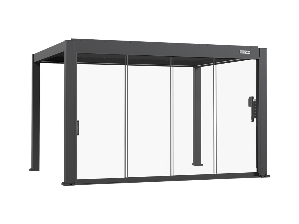 Glass Doors for Gen 1 Pergola (Square handle)