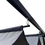 Replacement Canopy Top Cover Fabric for 13 Ft. X 10 Ft. Outdoor Patio Retractable Pergola Sun-Shelter Canopy