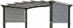 Universal Replacement Pergola Canopy – Damask Beige, Durable 350 Polyester, UV & Water Resistant