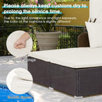 Outdoor Daybed with Retractable Canopy (White)