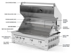 Outdoor Kitchen Stainless Steel Platinum Grill