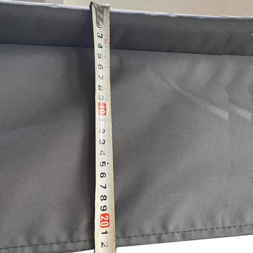 Replacement Canopy Top Cover Fabric for 13 Ft. X 10 Ft. Outdoor Patio Retractable Pergola Sun-Shelter Canopy