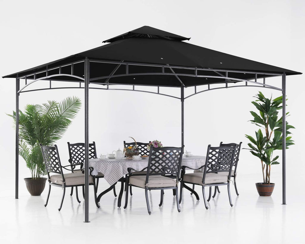 Gazebos for Patios 10X12, Black