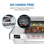 Gas Grill Prestige PRO 665 Elite with Smart Technology & Electric Smoker Box