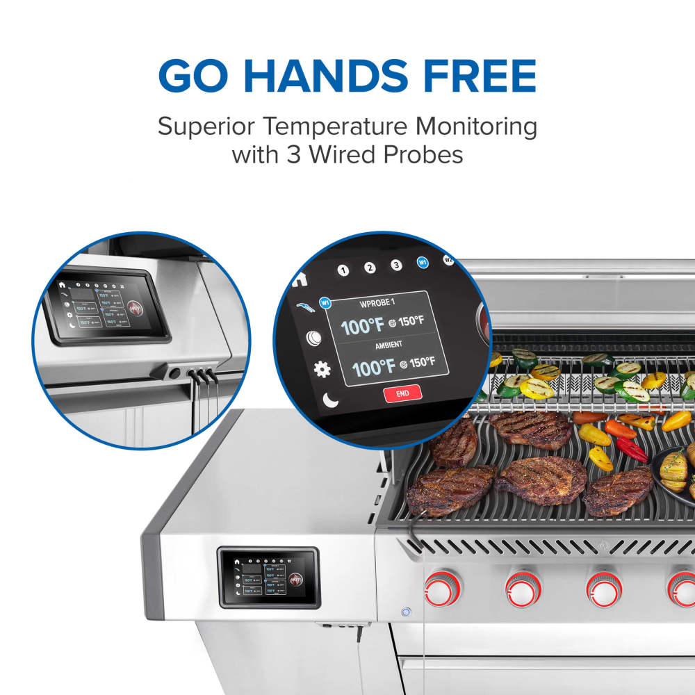 Gas Grill Prestige PRO 665 Elite with Smart Technology & Electric Smoker Box
