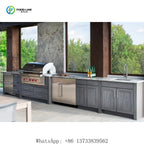 FlipStylez LLC® Customized Outdoor Kitchen Cabinet | 304 Stainless Steel with Powder Coating | Modular BBQ Island
