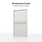 Louvered Pergola Modern White Pergola with Adjustable Roof for Deck Backyard Garden