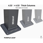 Grey Louvered Pergola Outdoor Aluminum Pergola with Adjustable Roof for Patio Grey Hardtop Gazebo